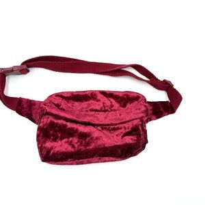 Velvet Burgundy Women Bag